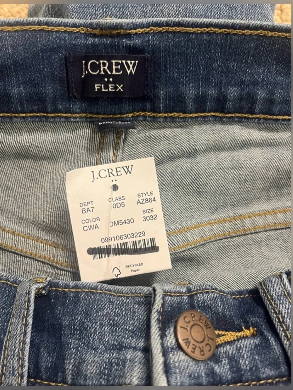 J.Crew slim-fit flex jean in cliffs wash